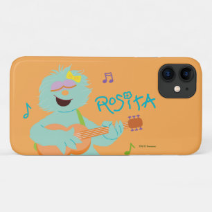 Capa Para iPhone 11 Rua Sésamo   Rosita Tocando Violão