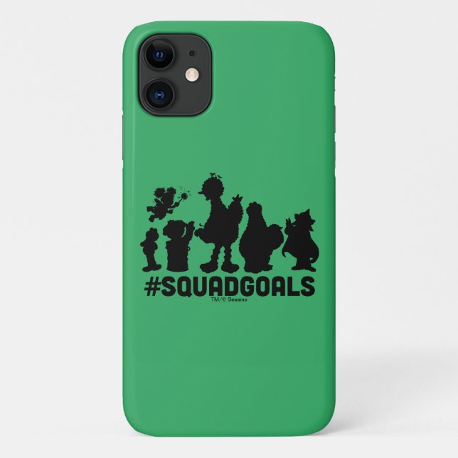 Capa Para iPhone 11 Rua Sésamo - #SquadMetas (Verso)