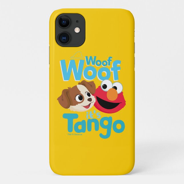 Capa Para iPhone 11 Rua Sésamo | Woof It's Tango & Elmo (Verso)
