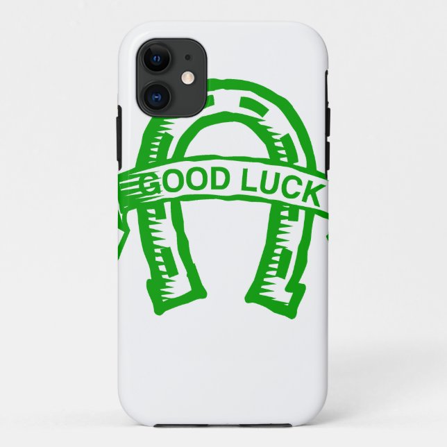 Capa Para iPhone 11 Rua verde em ferradura. (Verso)