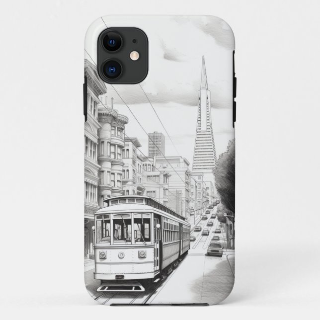 Capa Para iPhone 11 Ruas São Francisco - Caso da Cidade (Verso)