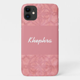 Capa Para iPhone 11 Ruddy Pink Batik Name