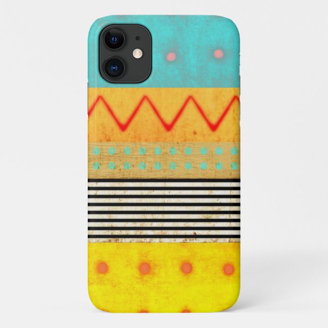 Capa Para iPhone 11 Rupydetequila doce padrão aztec (Verso)