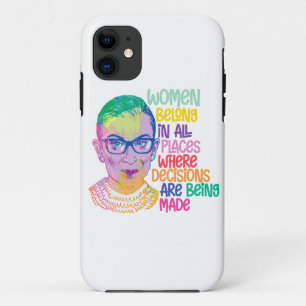Capa Para iPhone 11 Ruth Bader Ginsburg Mulheres Pertencem A Todos Os