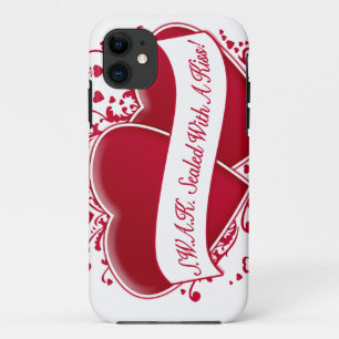 Capa Para iPhone 11 S.W.A.K. Selado com um beijo! Corações vermelhos