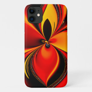 Capa Para iPhone 11 Sabor de Citros Laranja e Negro