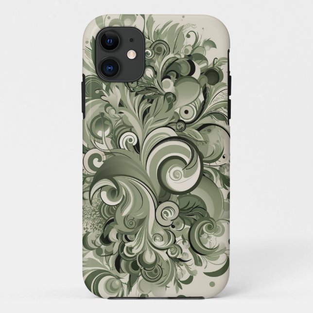 Capa Para iPhone 11 Sage Sofisticado (Verso)