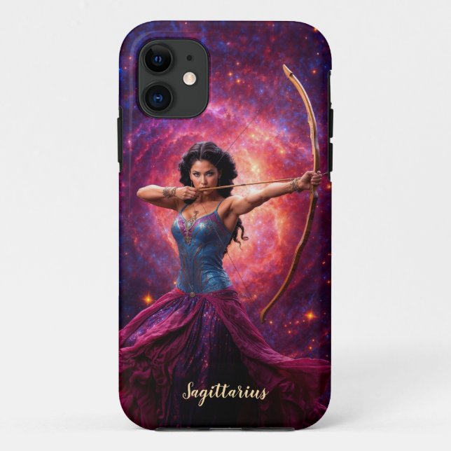 Capa Para iPhone 11 Sagittarius - Cosmic Archer - iPhone / iPad case (Verso)