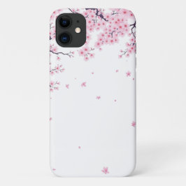Capa Para iPhone 11 Sakura Flor de Cerejeira Arte Japonesa Tote
