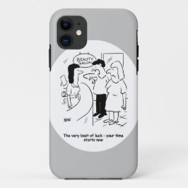 Capa Para iPhone 11 Salão de beleza - seu tempo começa... agora!