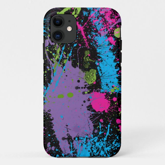 Capa Para iPhone 11 Salpico de Tinta (Verso)