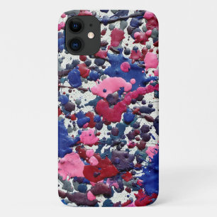 Capa Para iPhone 11 salpico de tinta abstrato