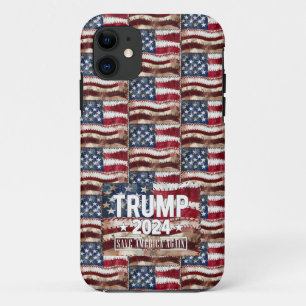 Capa Para iPhone 11 Salve a América de novo.