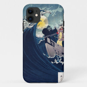 Capa Para iPhone 11 Samurai para acalmar os rios, Yoshitoshi