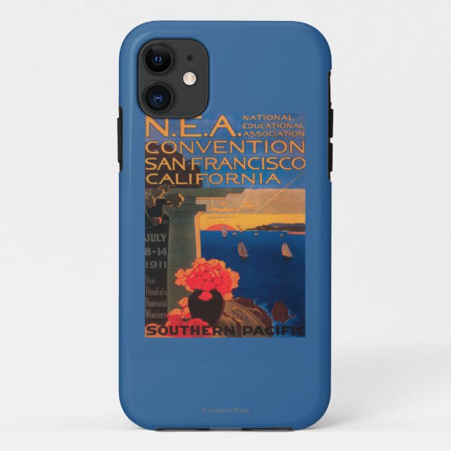 Capa Para iPhone 11 San Francisco, convenção de CaliforniaN.E.A. (Verso)