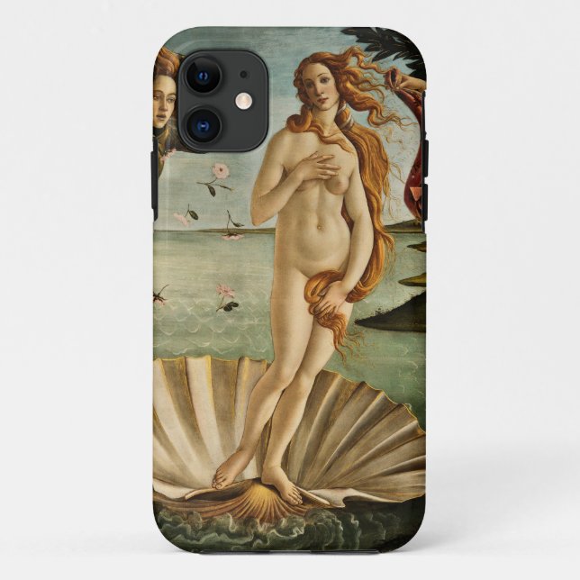 Capa Para iPhone 11 Sandro Botticelli - O Nascimento de Vênus (Verso)