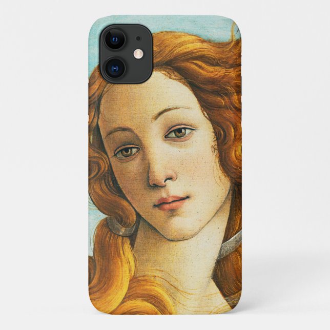 Capa Para iPhone 11 Sandro Botticelli O Nascimento de Vênus Detalhe do (Verso)