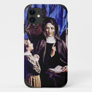 Capa Para iPhone 11 Santo Angela Merici Virgem e Encontro