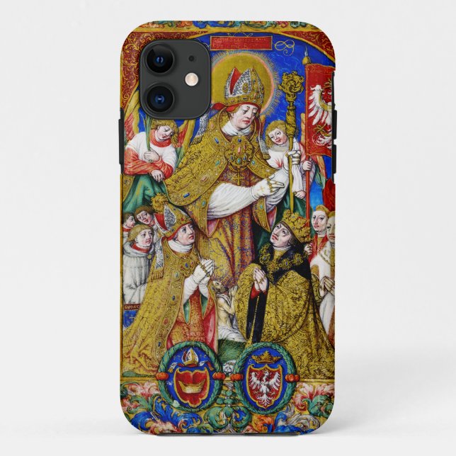 Capa Para iPhone 11 Santo Estanislau Bispo e Mártir Arte Fina (Verso)