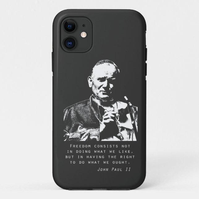 Capa Para iPhone 11 Santo John Paul II (Verso)