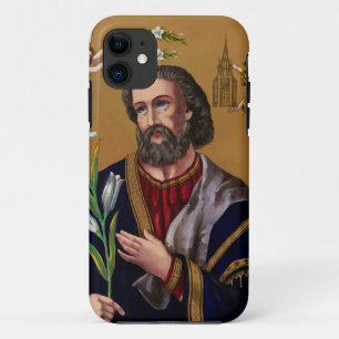 Capa Para iPhone 11 Santo Joseph Guardian da Santa Família