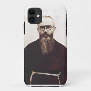 Capa Para iPhone 11 Santo Maximilian Kolbe padre católico polonês