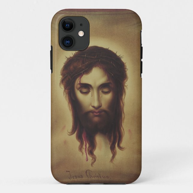 Capa Para iPhone 11 Santo Rosto de Jesus Cristo (Verso)