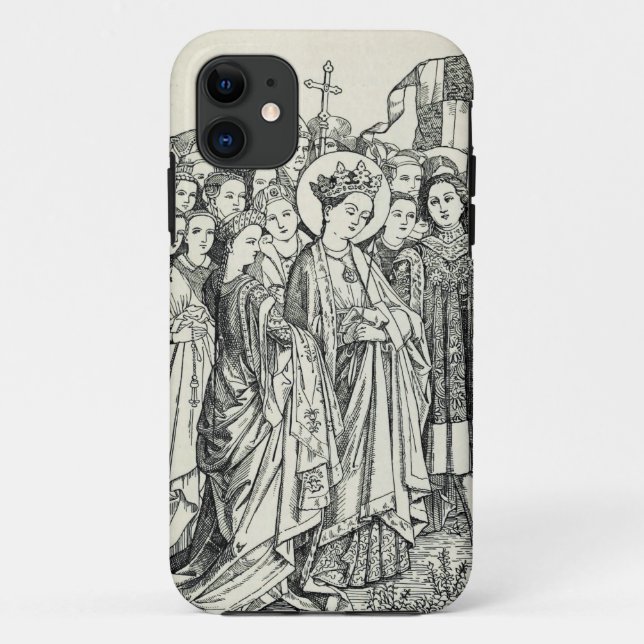 Capa Para iPhone 11 Santo Ursula virgem e mártir (Verso)