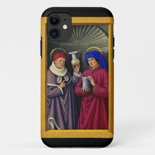 Capa Para iPhone 11 Santos Cosmas e Damian por Jean Bourdichon