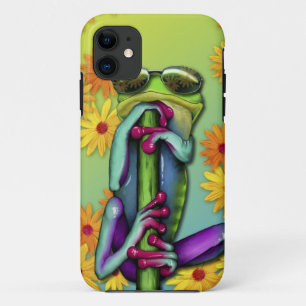 Capa Para iPhone 11 Sapo de árvore