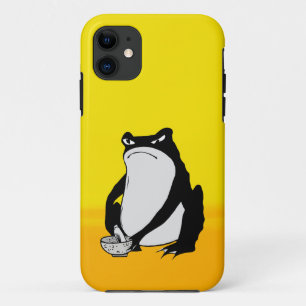 Capa Para iPhone 11 Sapo rabugento desenhando arte japonesa por Matsum