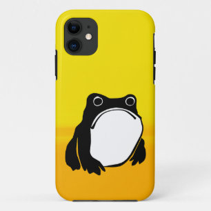 Capa Para iPhone 11 Sapo rabugento desenhando arte japonesa por Matsum