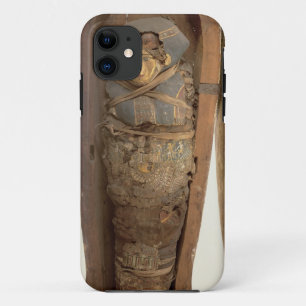 Capa Para iPhone 11 Sarcófago e corpo mummified de Psametik mim (664-