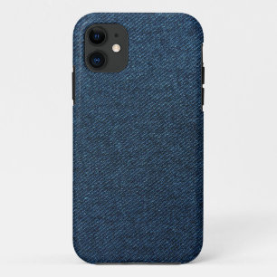 Capa Para iPhone 11 Sarja de Nimes azul