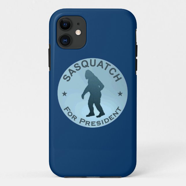Capa Para iPhone 11 Sasquatch Para Presidente (Verso)