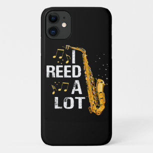 Capa Para iPhone 11 Saxofone engraçado