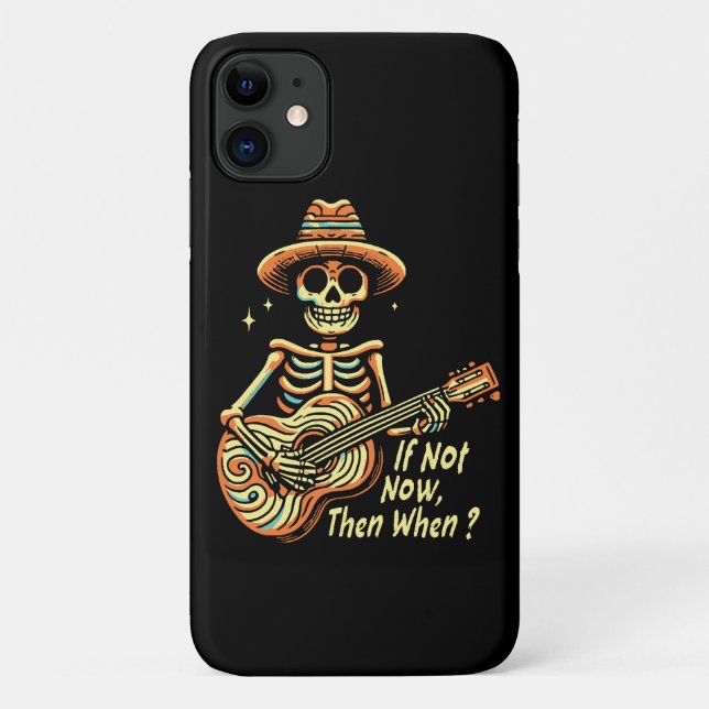 Capa Para iPhone 11 Se Não Agora, Então Quando (Verso)