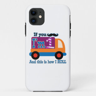 Capa Para iPhone 11 Se você bigode eu sou um e é assim que eu rolo