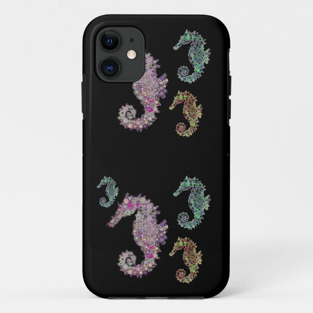 Capa Para iPhone 11 Seacavalos Art de LeahG (Verso)