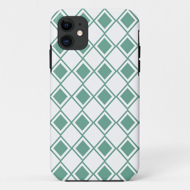 Capa Para iPhone 11 Seafoam Harlequin (Verso)