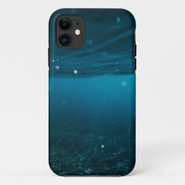 Capa Para iPhone 11  Seascape with Beach, Great Wave & Mount Sea Case