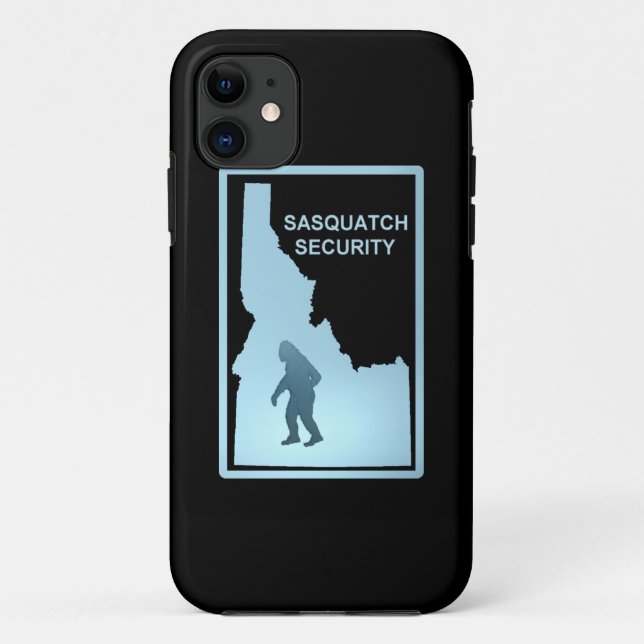 Capa Para iPhone 11 Segurança Sasquatch - Idaho (Verso)