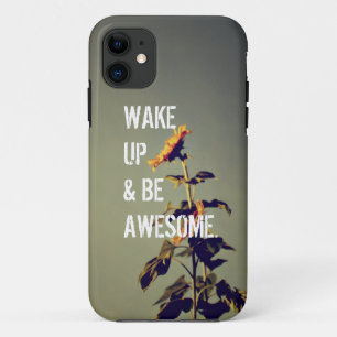 Capa Para iPhone 11 "Seja" caso impressionante do iPhone 5 do girassol
