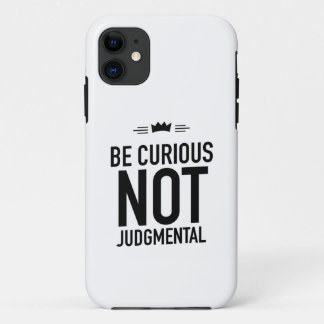 Capa Para iPhone 11 Seja curioso e negro