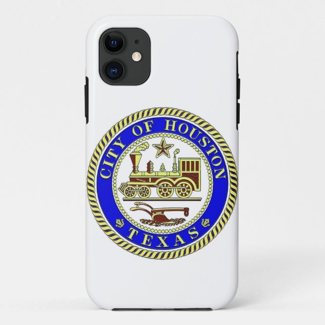 Capa Para iPhone 11 Selo de Houston (Verso)