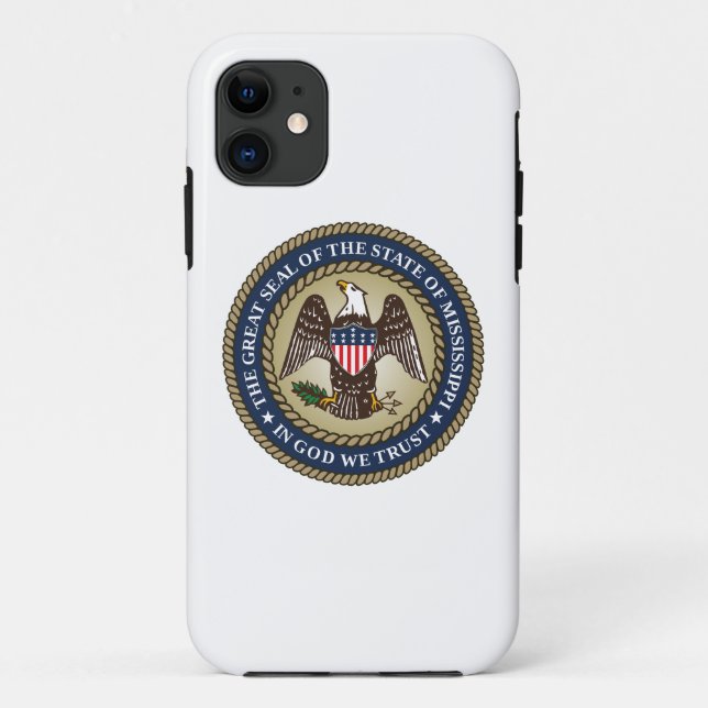 Capa Para iPhone 11 Selo do Mississippi (Verso)