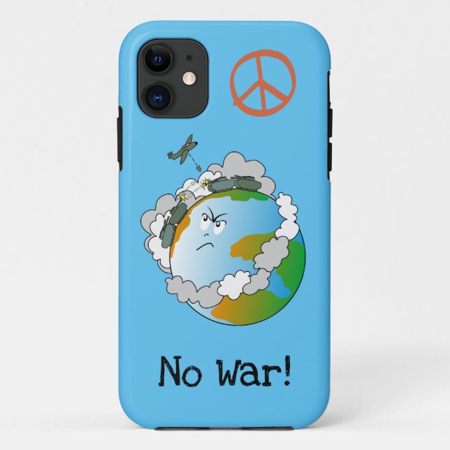 Capa Para iPhone 11 Sem guerra! (Verso)