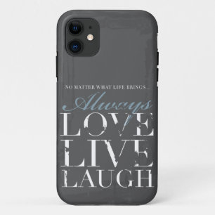 Capa Para iPhone 11 Sempre amor, vivo, riso - cobrir das cinzas do