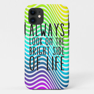 Capa Para iPhone 11 Sempre olhe para o lado brilhante da vida
