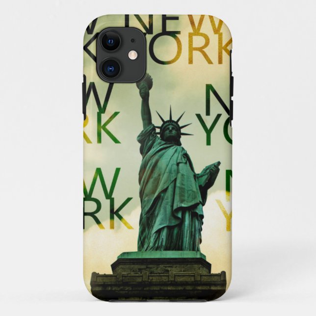 Capa Para iPhone 11 Senhora Liberdade de New York (Verso)
